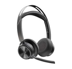 HP Poly Voyager Focus 2 Microsoft Teams Certified USB-C-C Headset +USB-C/A Adapter +Charging Stand