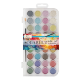Peinture aquarelle Nassau Fine Art boîte 36 godets métal