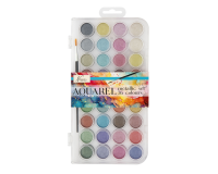 Peinture aquarelle Nassau Fine Art boîte 36 godets métal