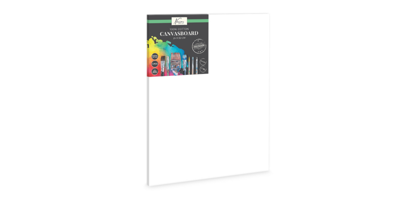 Tableau canvas Nassau fine Art 24x30cm 100% coton 3 pièces