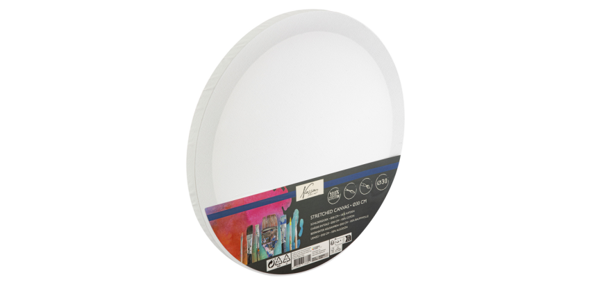 Canvas Nassau Fine Art round 30cm 100% cotton