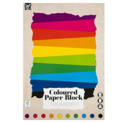 Carton Hobby CarftID 24x34cm 120-220g 20 feuilles 10 couleurs