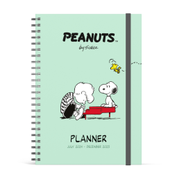 Agenda scolaire 2024-2025 Lannoo Peanuts Special 18 mois 7 jours/2 pages