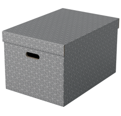 Boîte de rangement  / cadeau Esselte Home 355x305x510mm gris 3 pièces