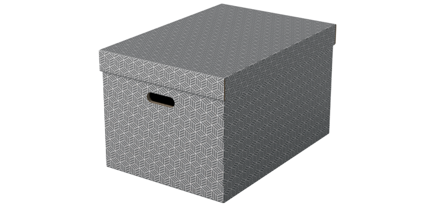 Boîte de rangement  / cadeau Esselte Home 355x305x510mm gris 3 pièces
