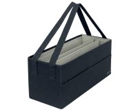 Opbergtas Leitz gestoffeerd 465x210x200mm grijs