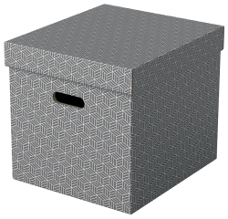Cube de rangement Esselte Home 320x315x365mm gris 3 pièces