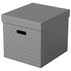 Cube de rangement Esselte Home 320x315x365mm gris 3 pièces