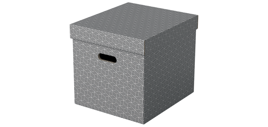 Cube de rangement Esselte Home 320x315x365mm gris 3 pièces