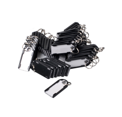 Porte-clés magnétique Pavo noir 50 pièces