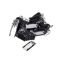 Porte-clés magnétique Pavo 50 pièces noirs