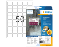 Etiquette HERMA 8338 37x25mm résistante aux intempéries blanc 1250 étiquettes