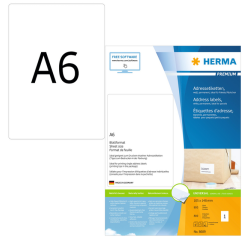 Etiquette HERMA 8689 Premium 105x148mm blanc 800 étiquettes