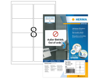 HERMA Label 10312 99.1x67.7mm removable white 800 labels