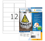 Etiquette HERMA 9538 99,1x42,3 résistante aux intempéries blanc 480 étiquettes