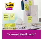 Memoblok 3M Post-it 654-SSCY Super Sticky 76x76mm geel voordeelpak