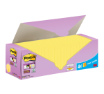 Memoblok 3M Post-it 654-SSCY Super Sticky 76x76mm geel voordeelpak