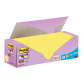 Notes 3M Post-it 654-SSCY Super Sticky 76x76mm jaune lot promo