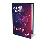 Carte d'invitation Interstat Game On (NL)