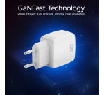 Chargeur ACT 20W 2 ports USB-A +USB-C blanc
