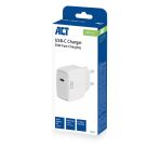 Chargeur ACT 35W 1 port USB-C blanc