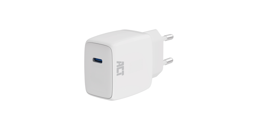 Chargeur ACT 35W 1 port USB-C blanc