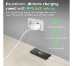 Chargeur ACT 35W 1 port USB-C blanc