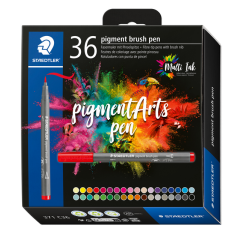 Feutre pinceau Staedtler PigmentArts set 36 couleurs