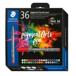 Feutre pinceau Staedtler PigmentArts set 36 couleurs