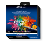 Staedtler PigmentArts brush pen set 24 colors
