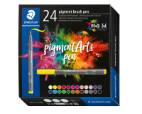 Brushpen Staedtler PigmentArts set à 24 kleuren
