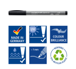Feutre fin Staedtler PigmentArts noir intense