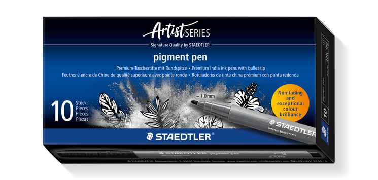 Feutre fin Staedtler PigmentArts noir intense