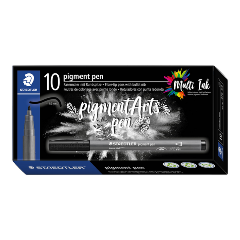 Feutre fin Staedtler PigmentArts noir intense