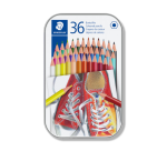 Staedtler 175 Hexagonal Colored Pencils Box 36 Colors