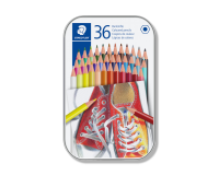 Crayon de couleur Staedtler 175 Hexagonal boîte 36 couleurs