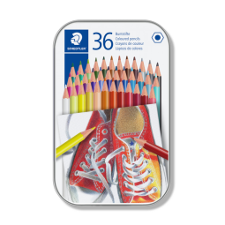 Crayon de couleur Staedtler 175 Hexagonal boîte 36 couleurs