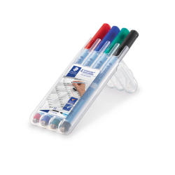 Feutre Staedtler Lumocolor 305 Correctable non permanent M set 4 pièces