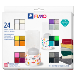 Pâte à modeler FIMO Effect Colour paquet 24 couleurs