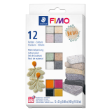 Klei Fimo effect colour pak à 12 Boho kleuren