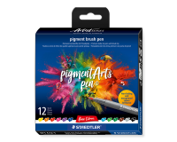 Staedtler Pigment Brush Pen Kunstset 12 Farben