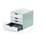 Module de classement 4 tiroirs Durable Varicolor couleurs mixtes