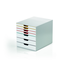 Module de classement 7 tiroirs Durable Varicolor couleurs mixtes.