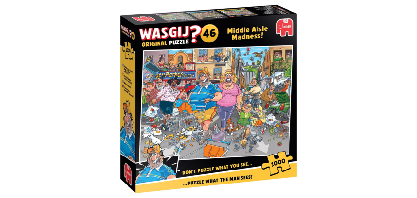 Puzzle Wasgij Original 46 - Middle Aisle Madness 1000 pièces