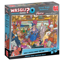 Puzzle Wasgij Mystery 9 - The Great Train Robbery 1000 pièces