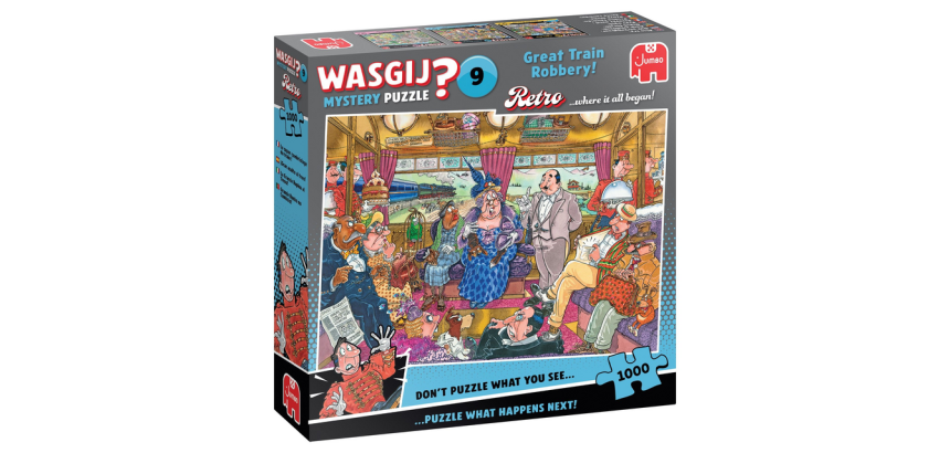 Puzzle Wasgij Mystery 9 - The Great Train Robbery 1000 pièces