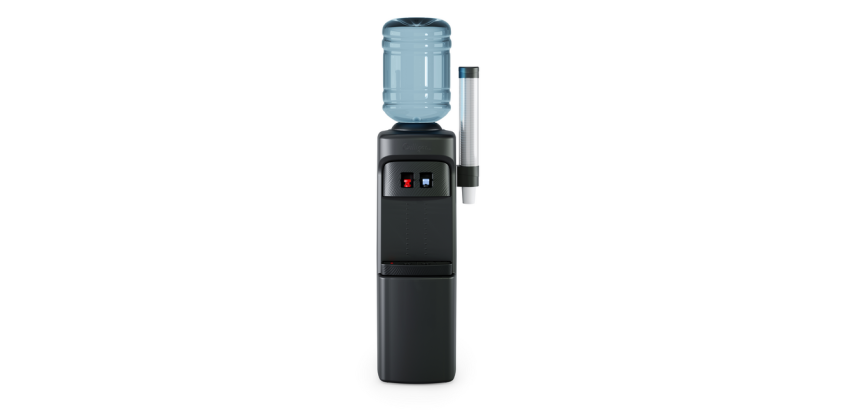 Schwarzer temperiert-kalter Culligan-Wasserspender