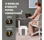 Destructeur Fellowes Powershred LX25 particules 4x37mm blanc