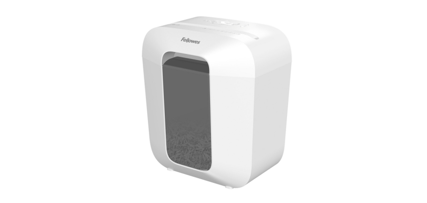 Destructeur Fellowes Powershred LX25 particules 4x37mm blanc
