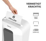 Destructeur Fellowes Powershred LX25 particules 4x37mm blanc